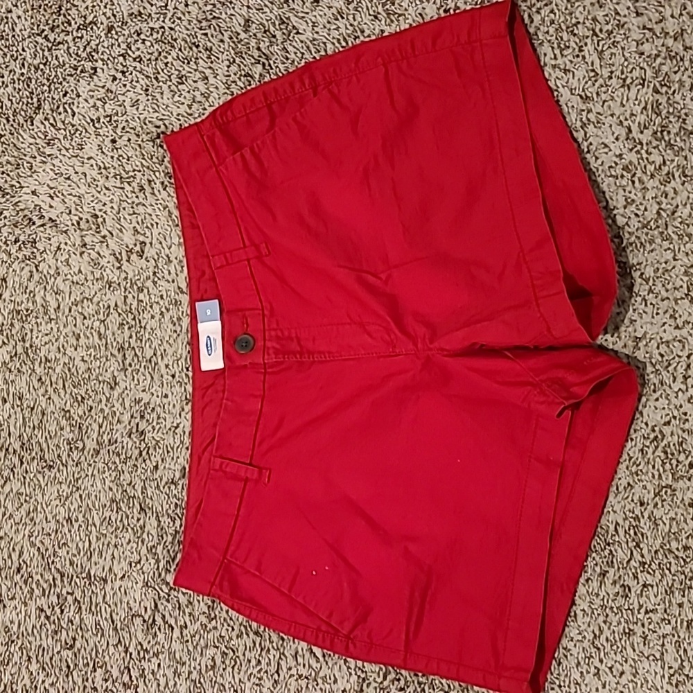 Casual Red Shorts